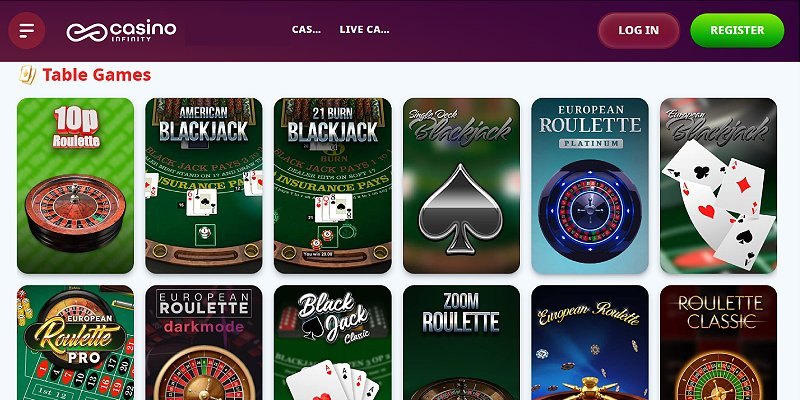 Casino Infinity screenshot