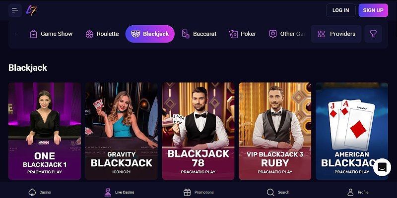 Lucky7even screenshot