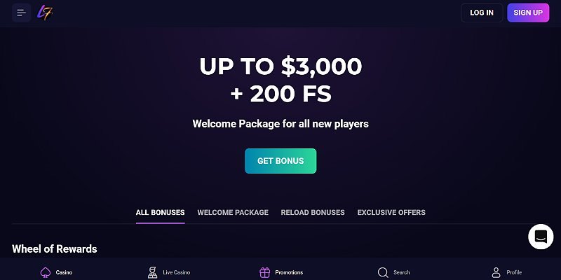 Lucky7even - a Canadian online casino we tested