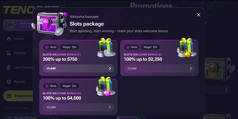 Tenobet - a Canadian online casino we tested